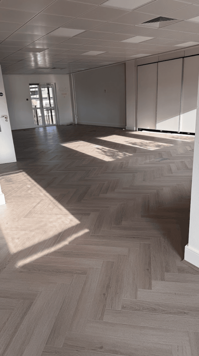 Commercial Herringbone Installation London - Image 2